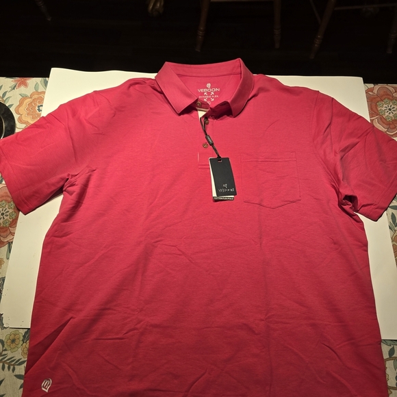 Vineyard Vines Men's Classic Red Polo Shirt - Picture 1 of 8